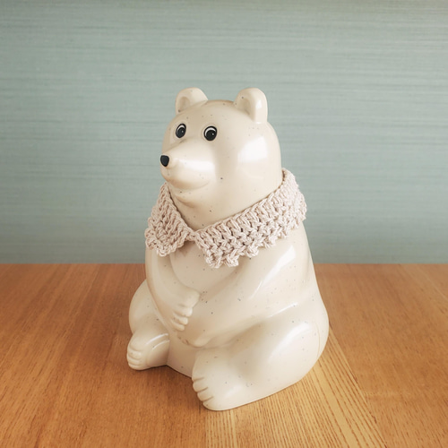 つけ襟 (しろくま貯金箱用小物) その他インテリア雑貨 mica.t 通販