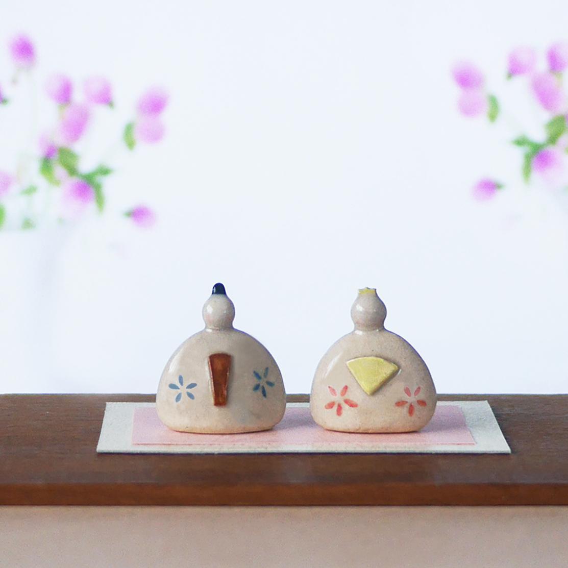 陶器製 ひな人形 ひな祭り用 伝統的な日本の装飾 おひなさま 陶器製 雛人形 ひな人形 お雛様 おひな様 陶器