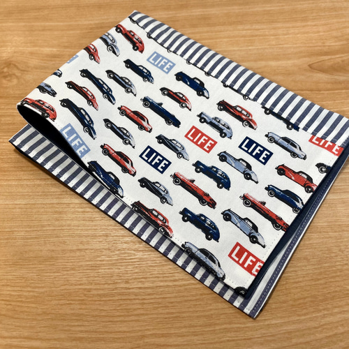 車柄お得な給食セット・巾着袋(コップ袋・給食袋)・ランチョンマット