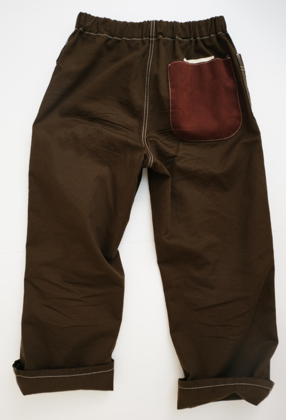 * two tone rough pants *　chick khaki 第7張的照片