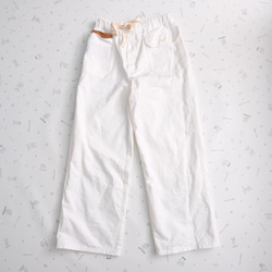 * two tone rough pants *　off white 第5張的照片