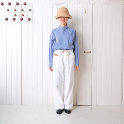 * two tone rough pants *　off white 第1張的照片