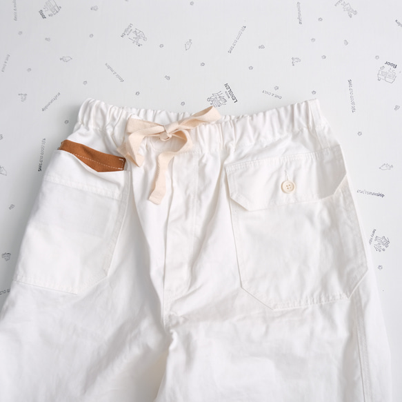 * two tone rough pants *　off white 第7張的照片