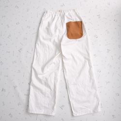 * two tone rough pants *　off white 第6張的照片