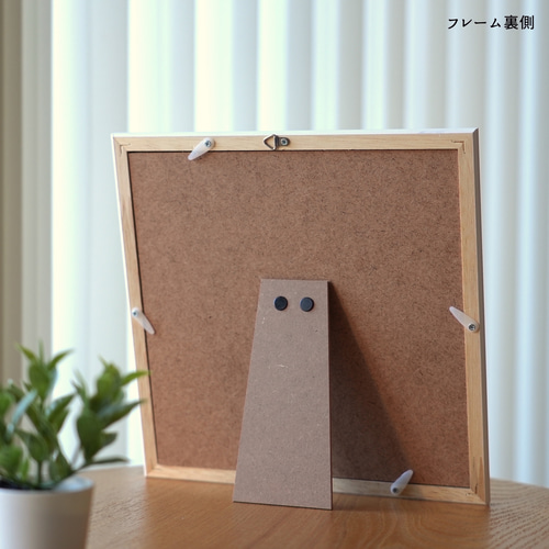 原画・フレーム付き】「チューリップと親指ネコ」 パステルアート 猫