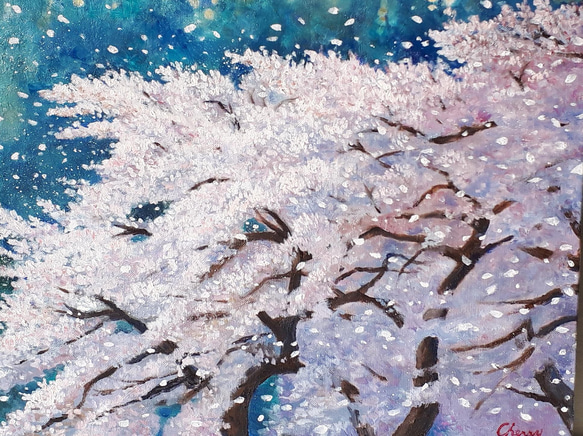 風立ちぬ －桜ー 絵画 チェリー Cherry 通販 13390398｜Creema