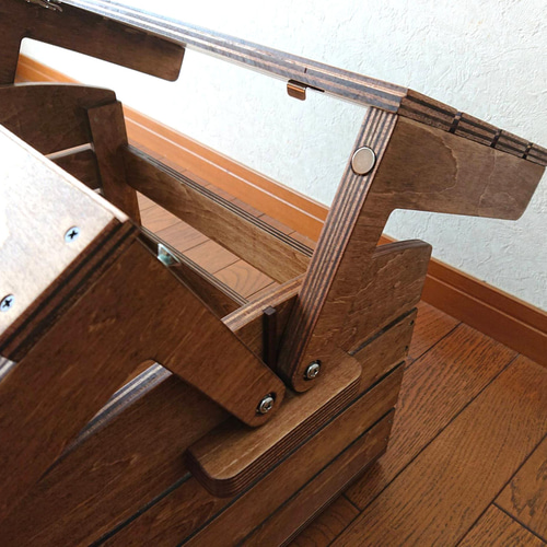 2wayテーブル　収納ボックス　キャンプ　ハンドメイド ハンドメイド 2ウェイボックス 2wayテーブル 収納ボックス キャンプ