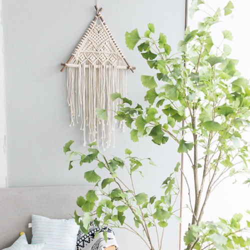 NO.94 ピュアホワイトなマクラメタペストリー NO.94 ピュアホワイトな