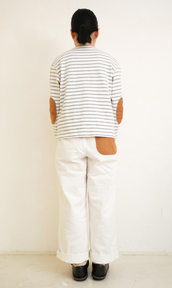 * two tone rough cut & saw *　off-white & light gray 第4張的照片