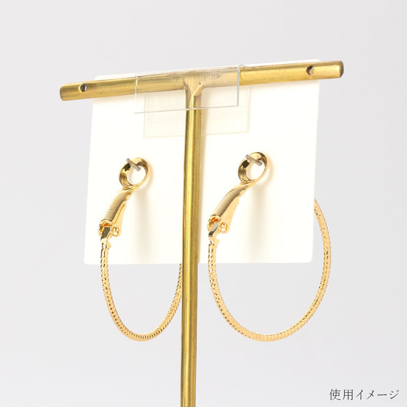 【30個】元祖！日本製　アクセサリー台紙専用 強粘着プラスチックフック ３㎜  A001 6枚目の画像