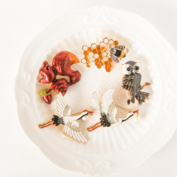 『スウィーティの蜂蜜と蜂のブローチ』 6枚目の画像