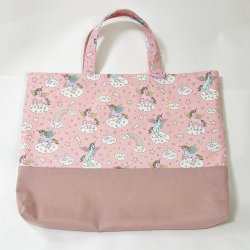 お歳暮 3点セット 入園入学セット 入園グッズ ユニコーン 女の子 手提げ・レッスンバッグ・入園グッズ