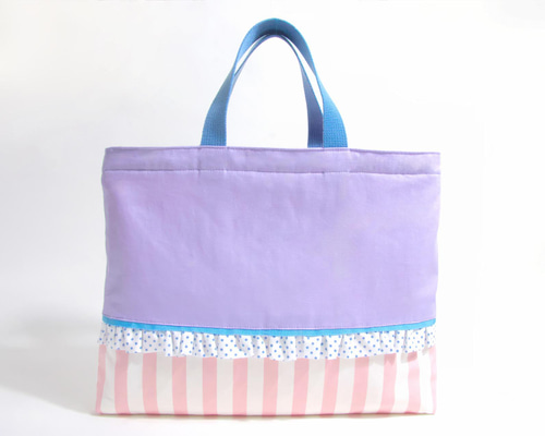 カラフル レッスンバッグ ラベンダー Kids レッスンバッグ LALACLAP