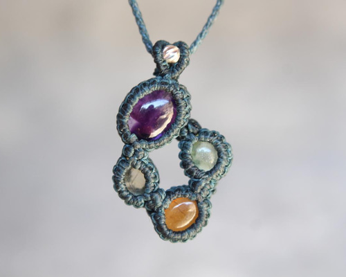 アメジスト ペリドット シトリン へソナイトガーネット マイクロ