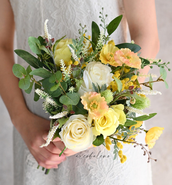 ブートニアサービス ウェディングブーケ アーティフィシャルフラワー