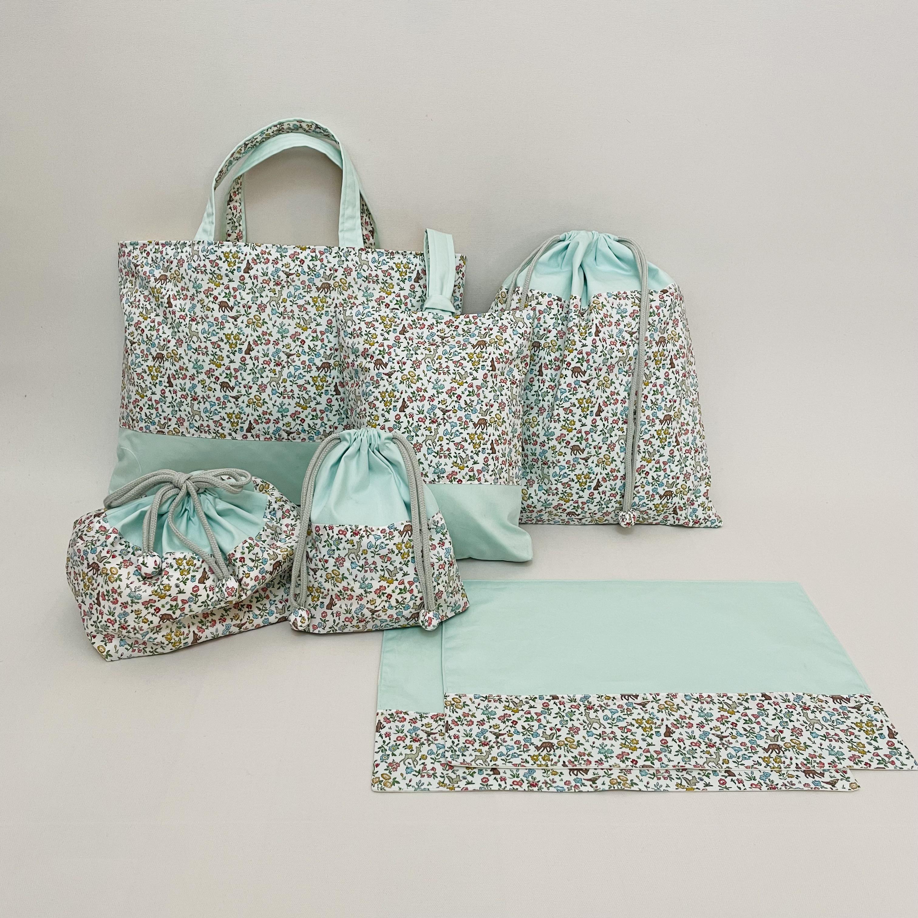 【SALE】リバティ生地＊入園入学セット（メドウテイルズ）（13000円）