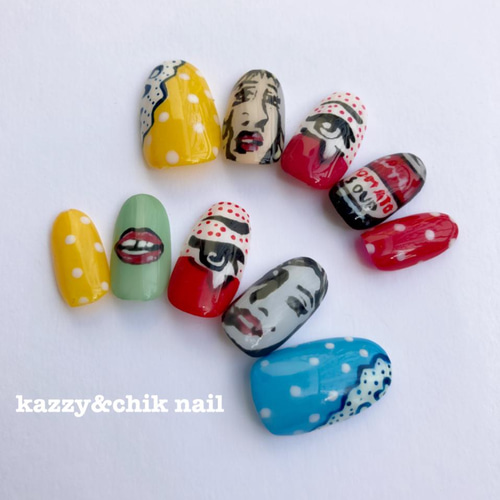 ネイルチップ 〜USA〜 ネイルチップ（つけ爪） kazzy&chik nail 通販