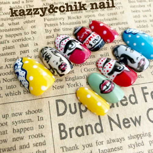 ネイルチップ 〜USA〜 ネイルチップ（つけ爪） kazzy&chik nail 通販