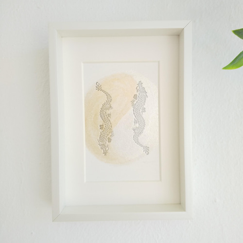 風水開運絵画＊疾風迅雷昇龍 金龍 金運 昇り龍 出世 仕事 未来 貯蓄  