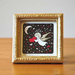 女性の肖像 木版画 金色フレーム 000000041808_1_QbrQUEc.jpg