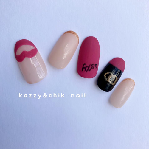 ネイルチップ 〜リップスティック〜 ネイルチップ（つけ爪