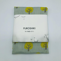 FUROSHIKI風呂敷　木立　4重ガーゼ　50㎝×50㎝ 8枚目の画像