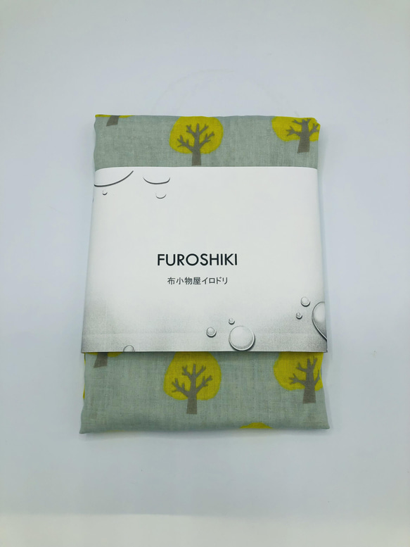 FUROSHIKI風呂敷　木立　4重ガーゼ　50㎝×50㎝ 8枚目の画像