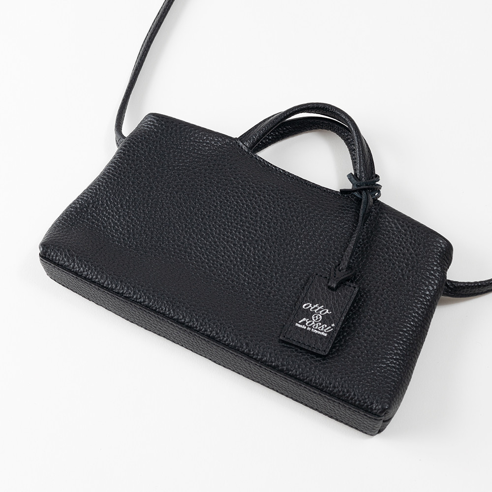 ottorossi ウォレットポシェット　　ブラック　　イタリアンレザー使用【全3色】