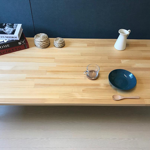 送料無料】 ローテーブル 長方形 150cm 70cm パイン ナチュラル
