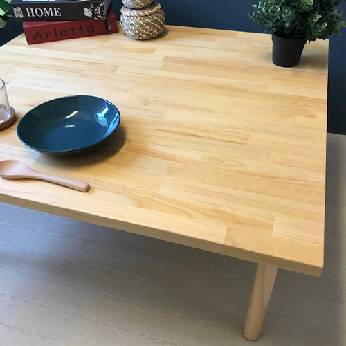 送料無料】 ローテーブル 長方形 90cm 80cm 38cm パイン ナチュラル 