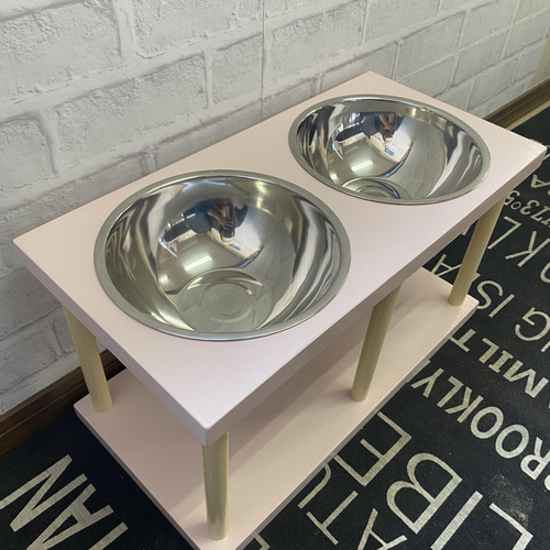 りあフードスタンド、フードテーブル、餌台、ご飯台、餌入れ、水入れ、犬 餌入れ 犬 大型犬 猫 フードボウル スタンド エサ エサ入れ 脚付き