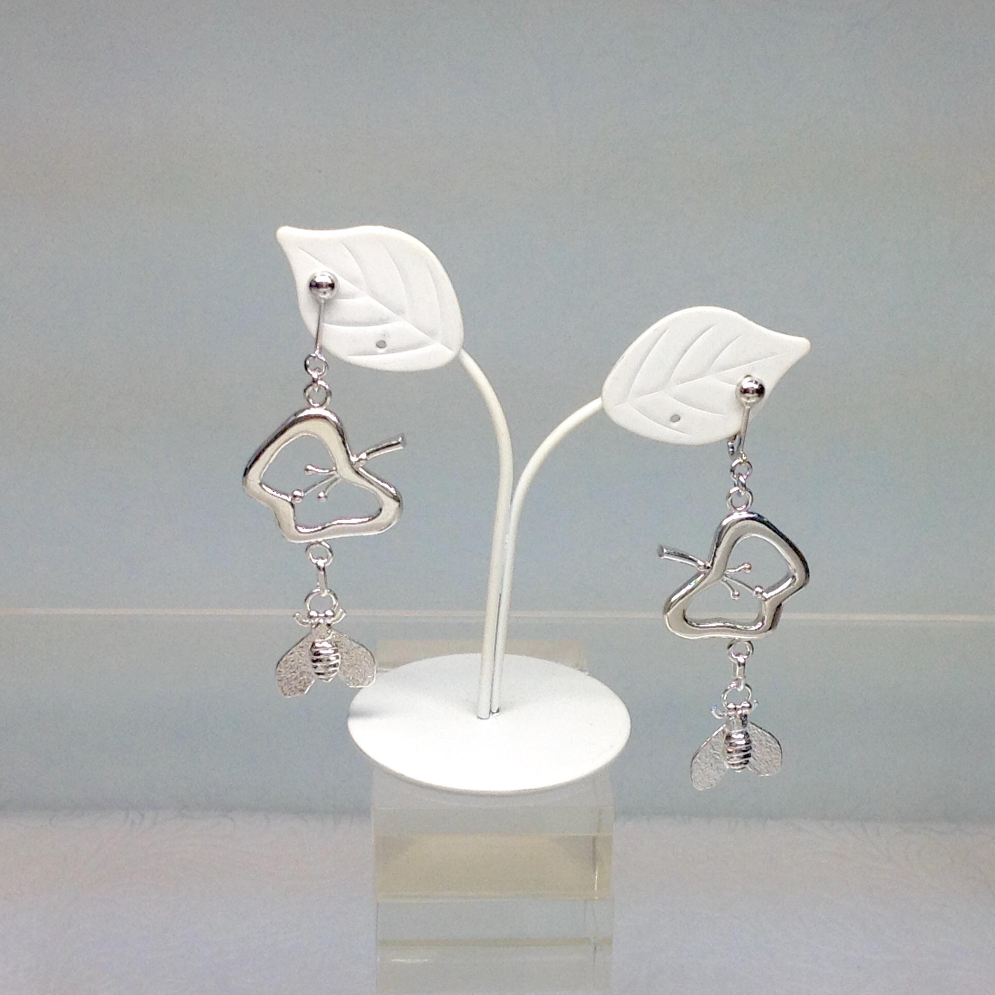 「ハチ＆リンゴ」YAE-3 ｲﾔﾘﾝｸﾞ Silver