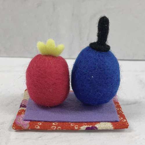 専用ページ　お雛様　羊毛フェルト すず様専用ページ 羊毛フェルト お雛様 - メルカリ