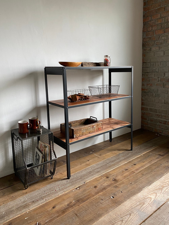 数量限定 IS100 アイアン シェルフ 棚 ディスプレイ キッチン 収納