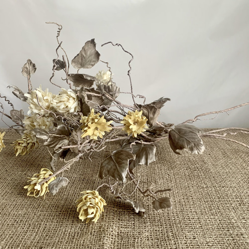 サテンのホップ 布花 その他アート 布花工房ミモザ 通販