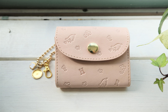 petit wallet " piglet & florets " 第1張的照片