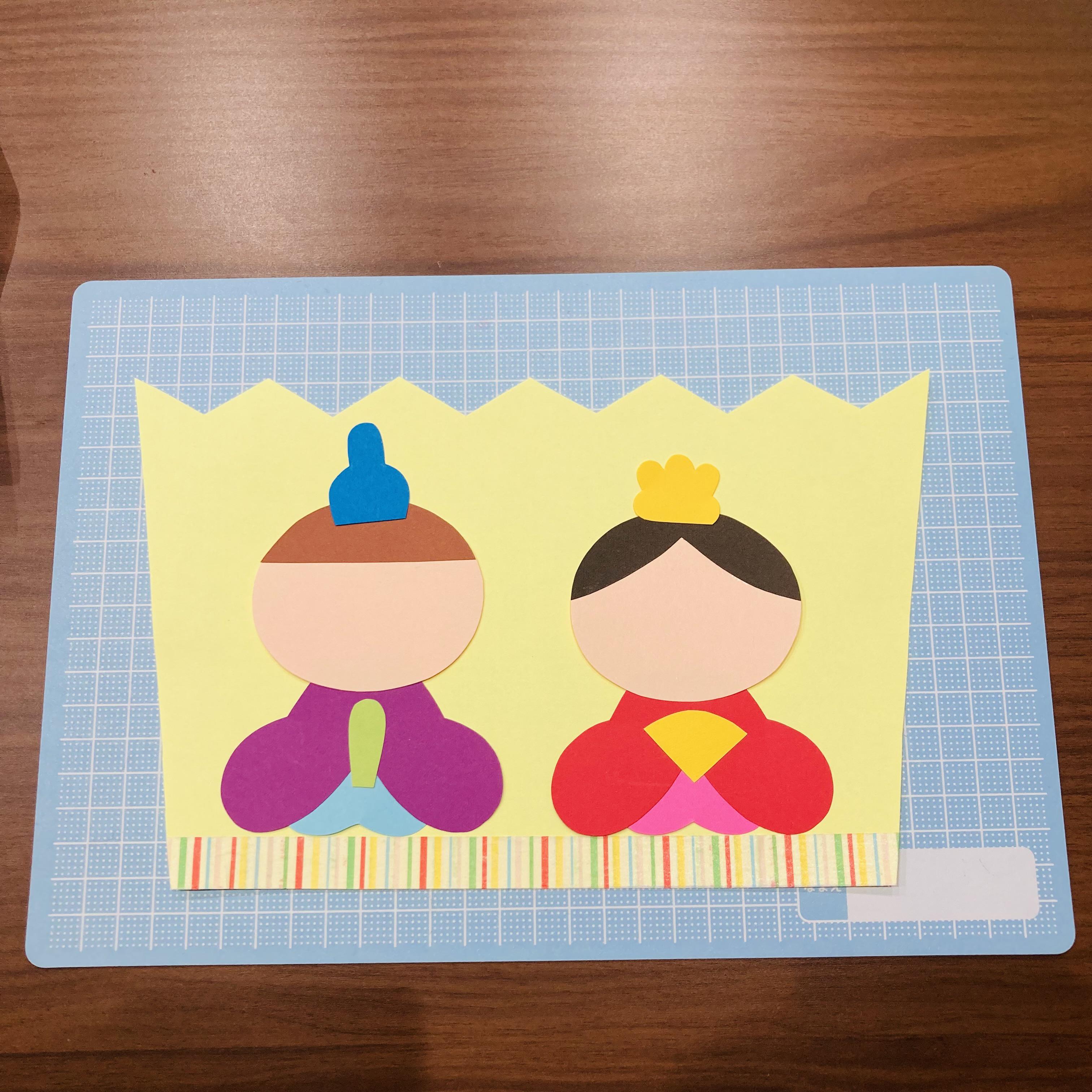 壁面飾り 画用紙 壁面 ひなまつり 製作キット 雑貨・その他 まい