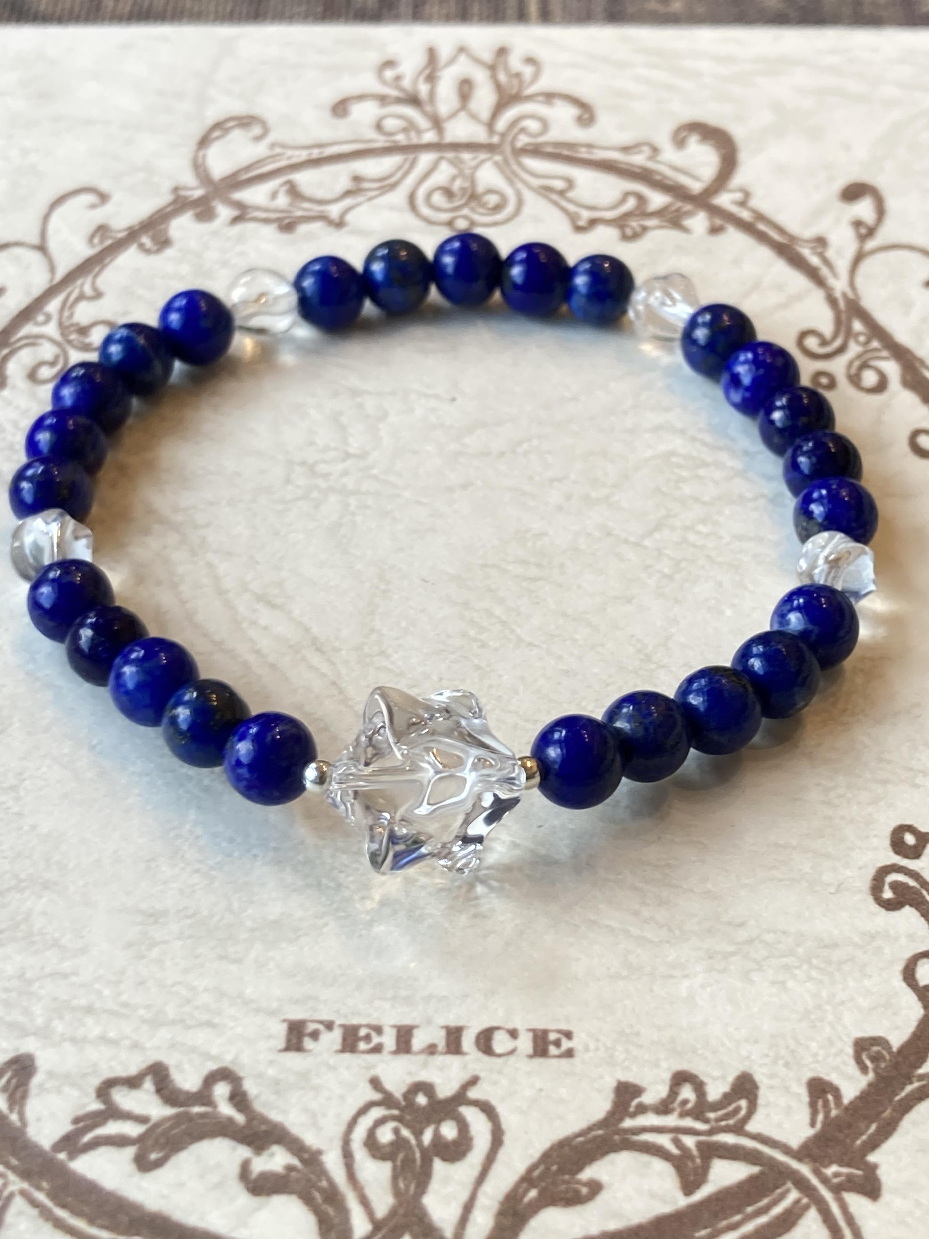 ＊魔を除け幸運をもたらす＊ラピスラズリとマカバスター＊