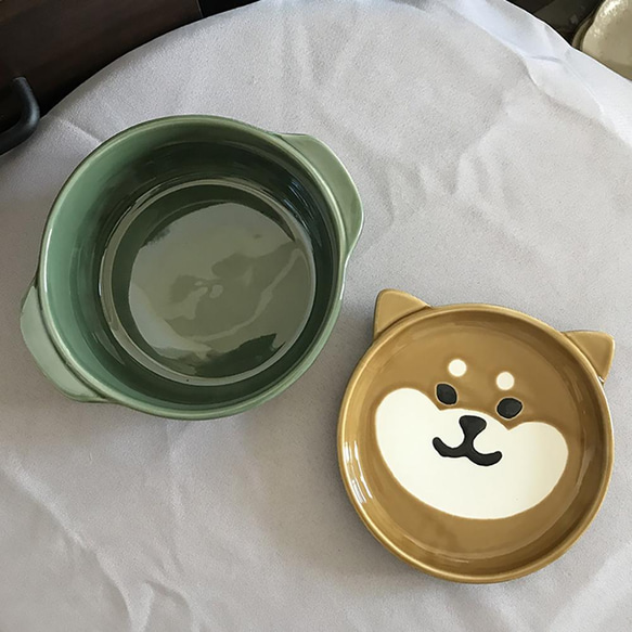 柴犬大學-日式柴犬泡麵碗蓋組 杯蓋組 咖啡杯 點心盤 泡麵碗 第4張的照片