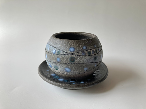 陶製植木鉢「宙」part5-② 3枚目の画像