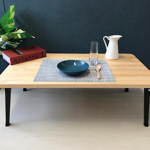送料無料】 ローテーブル 長方形 90cm 50cm 角丸 パイン ナチュラル 