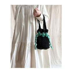 crochet hand bag 3枚目の画像