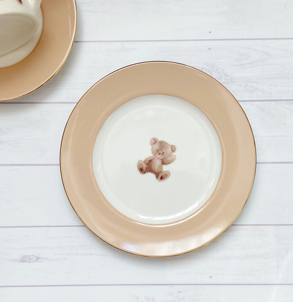 可愛いクマちゃんのティーセット〜milktea beige〜 4枚目の画像