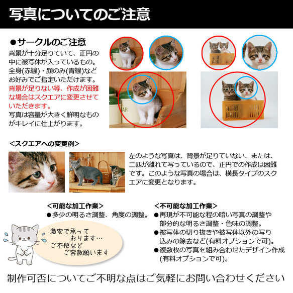 送料無料｜オーダーメイド-ペットの写真でアクリルキーホルダー/ストラップ/チャーム/バッジ 猫 犬：フォト 13枚目の画像