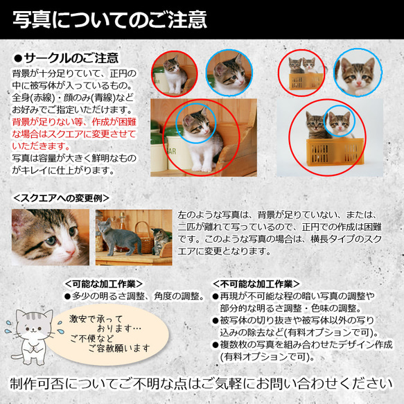 送料無料｜オーダーメイド-ペットの写真でアクリルキーホルダー/ストラップ/チャーム/バッジ 猫 犬：フォト 11枚目の画像