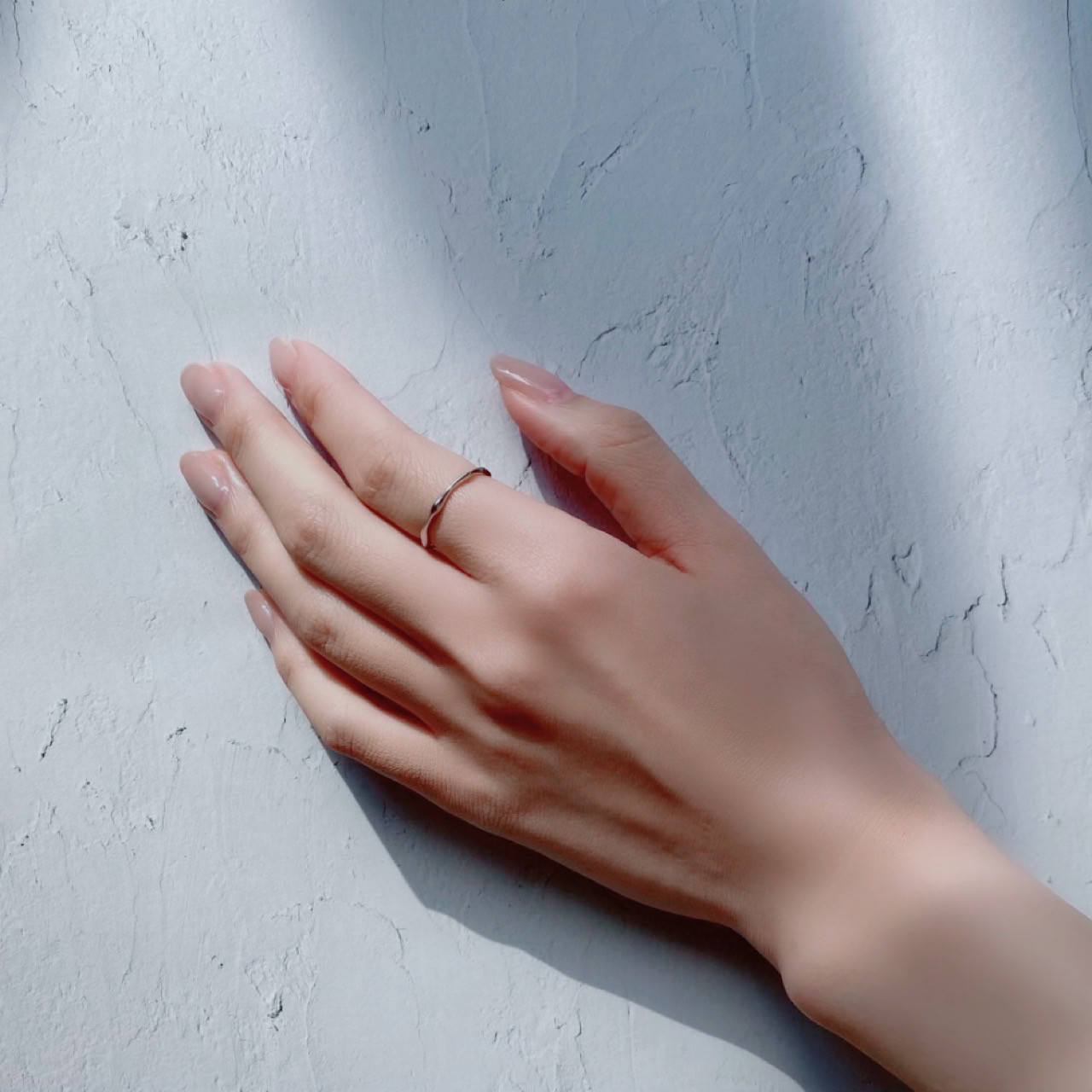 50%off  wavy ring (silver)