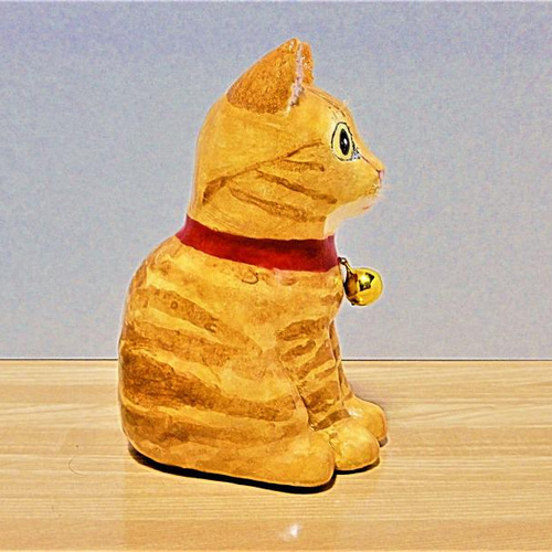 アンティークな猫の置物　サバトラ？　アメリカンショートヘア？ 61de0asbulL._AC_SY200_QL15_.jpg