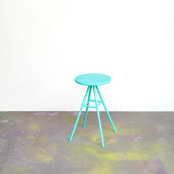 A line stool light blue 2枚目の画像