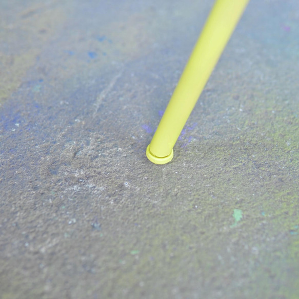 A line stool lime yellow 5枚目の画像
