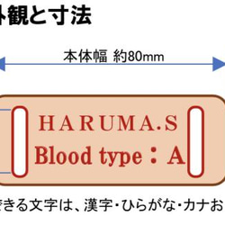 Myランドセルタグ　セミオーダー制 6枚目の画像